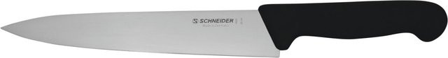 Schneider Kochmesser aus Edelstahl in Schwarz mit Schutzhülle und 20 cm Klingenlänge - Bild 1