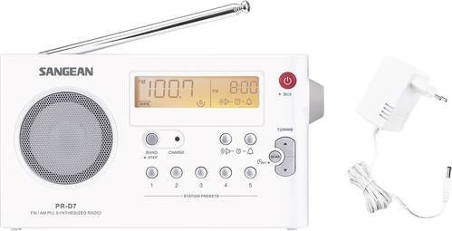 Sangean PR-D7 Kofferradio UKW/MW in Weiß - Bild 1