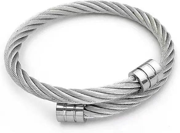 YUZZ Armband Manschettenarmband, Edelstahl, Gold, Unisex - Bild 1