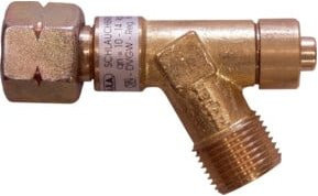 TGO Schlauchbruchsicherung in Gold, 1,5-4 bar, 10-14 kg/h - Bild 1
