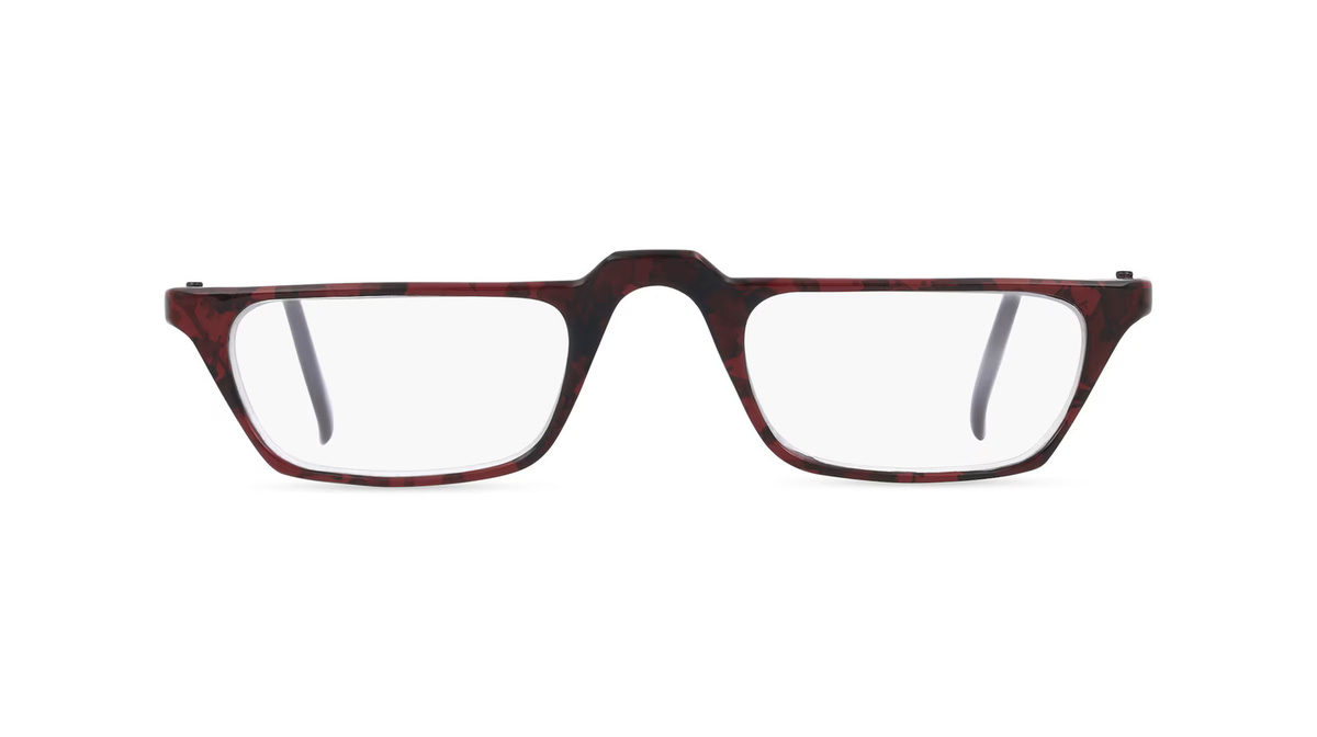 Fielmann CXC HALF Korrektionsbrille, Vollrand, quadratisch, Kunststoff, rot, Unisex - Bild 1