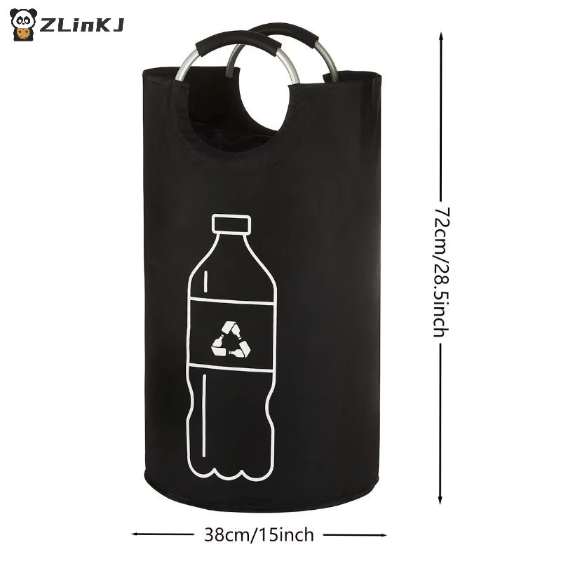 JETTING Lagerkorb für Flaschen, klappbarer Aufbewahrungskorb mit Aluminiumgriff, Schwarz, 82 l - Bild 6