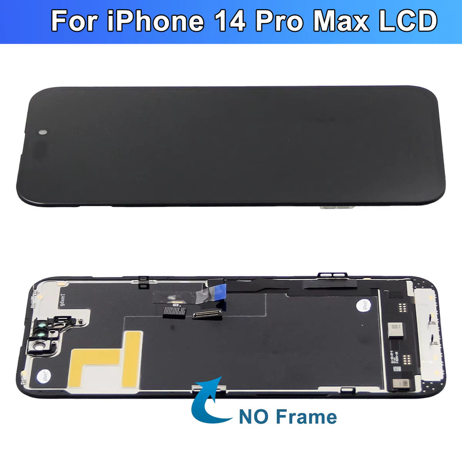 JK Soft OLED Display 6,7 Zoll für iPhone 14 Pro Max, LCD-Bildschirm mit Touch-Digitizer-Baugruppe in Schwarz - Bild 4