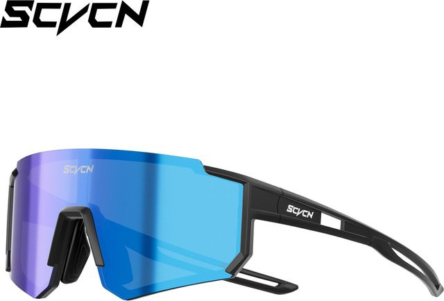 SCVCN Kinder Sportsonnenbrille, Vollrand, Multicolor, Acetate - Bild 1