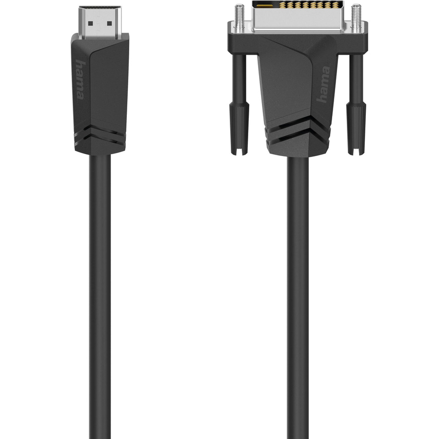 Hama Verbindungskabel HDMI auf DVI/D in Schwarz, Länge: 1,5 m - Bild 2