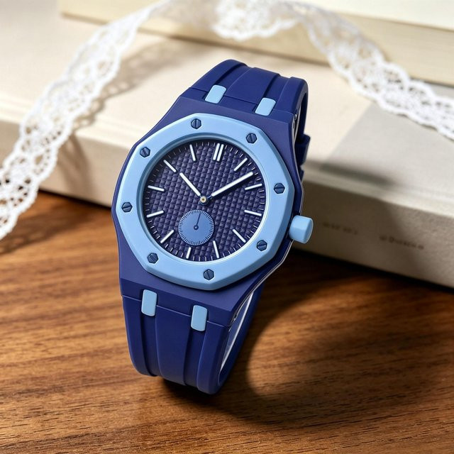 Digitaluhr Quarz, Silikon, Grau, Unisex - Bild 1