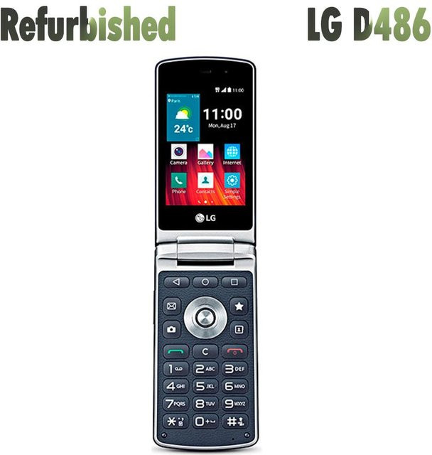LG Wine Smart D486 Mobiltelefon Refurbished Schwarz mit 1GB RAM und 4GB ROM - Bild 1