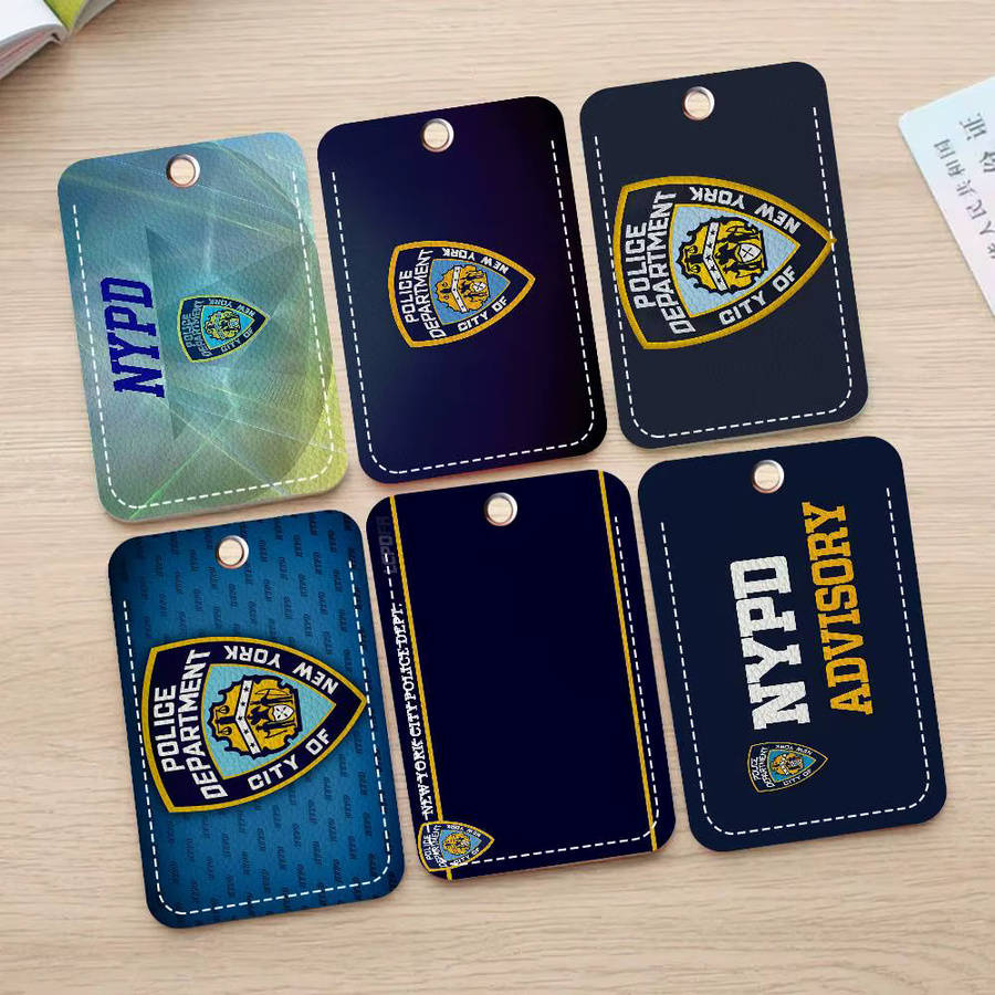 Kartenhalter NYPD New York City Police Department Muster Schutzhülle für Studentenausweis und Campus Access, Mehrfarbig - Bild 2