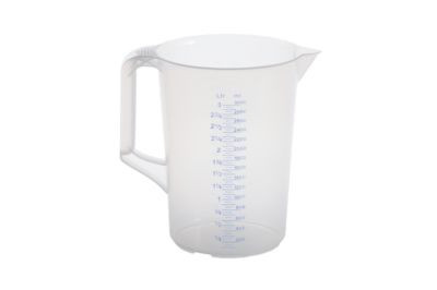 Hünersdorff Messkanne transparent mit 3000 ml Volumen und 2 Skalen - Bild 2