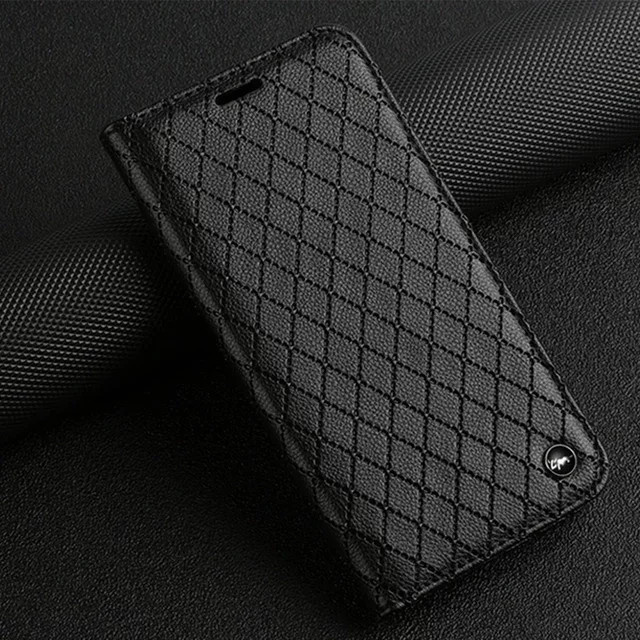 Magnetische Leder-Schutzhülle im Buchdesign für Honor Magic 8 7 Pro 5G und Honor Magic 8 Lite sowie Huawei Honor Magic 7 Lite in Schwarz oder Lila - Bild 1
