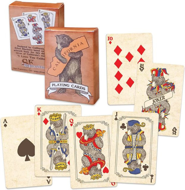 I Love You California Poker, Spielkarten, Bunt / Mehrfarbig, Set / Bundle - Bild 1