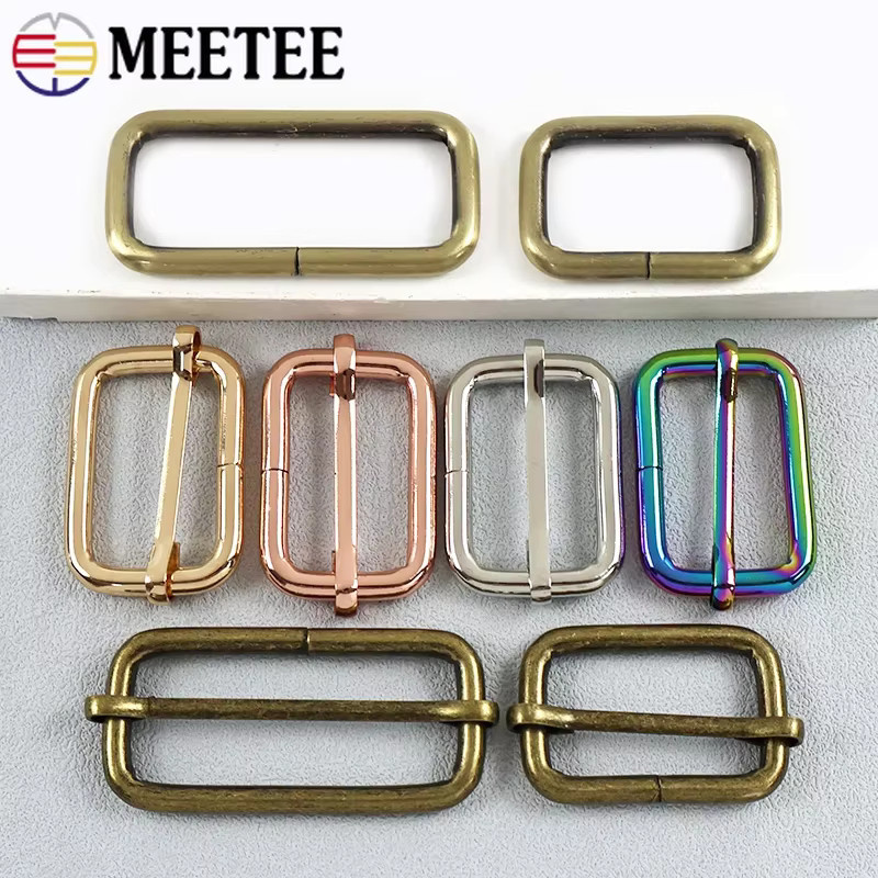 Meetee Metall-Taschenring-Schnalle für DIY-Projekte, 10 oder 20 Stück, Größe 16 bis 50 mm - Bild 2