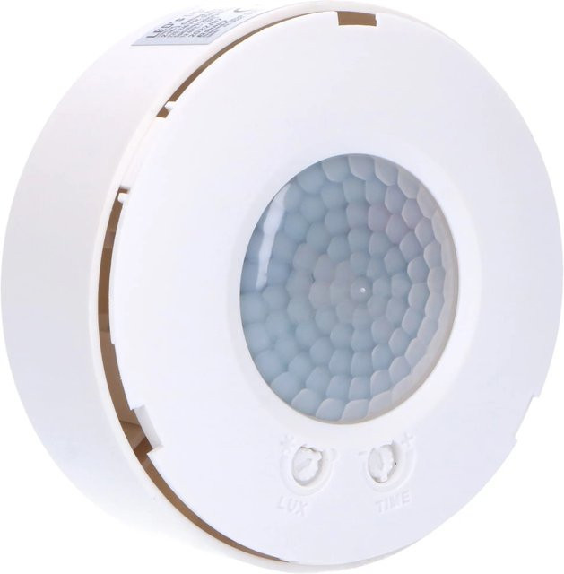 LED's light 2-in-1 LED Decken-Bewegungsmelder in Weiß, IP20, rund, Durchmesser: 73 mm - Bild 1