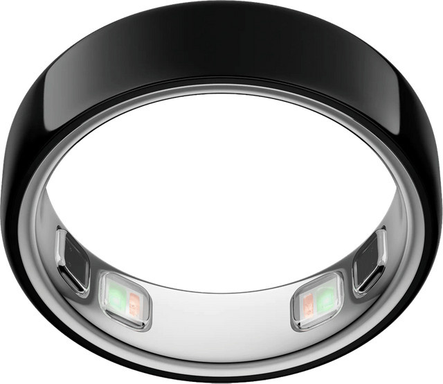 Oura Ring 5 Unisex Smart Ring in Schwarz mit Schlaf-Tracking und Herzfrequenzmessung Größe 7 - Bild 1