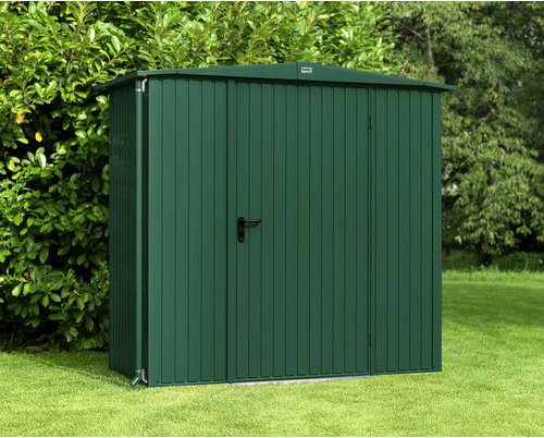 Ecostar Gerätehaus Trend-S aus Metall in Grün, B/H/T: 238 x 216 x 107,8 cm - Bild 1