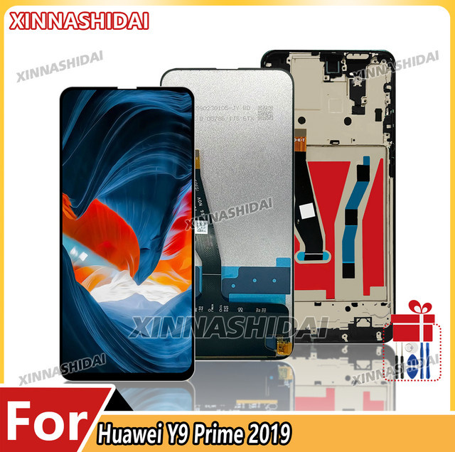 LCD Display Touch Screen Rahmen Montage Ersatzteil für Huawei Y9 Prime 2019 STK-L21 STK-L22 STK-LX3 - Bild 1