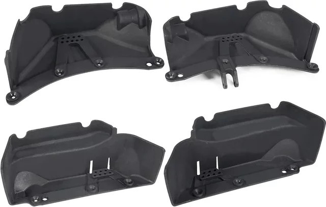 Fimonda SCX10 Kotflügel Radachsen Set, Kunststoff, Schwarz - Bild 1