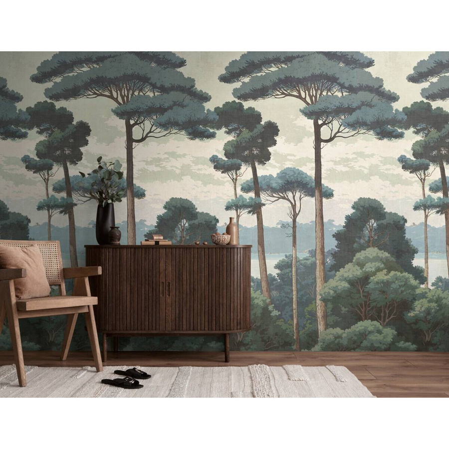 Livingwalls Fototapete Naturpanorama skandinavisch in Creme, Vliestapete mit Vinyl, Breite: 159 cm, Höhe: 280 cm - Bild 3