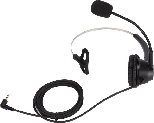 DIYelecs H360-2.5 Business Headset in Schwarz mit HD-Mikrofon und 3,5 mm Klinkenanschluss - Bild 1