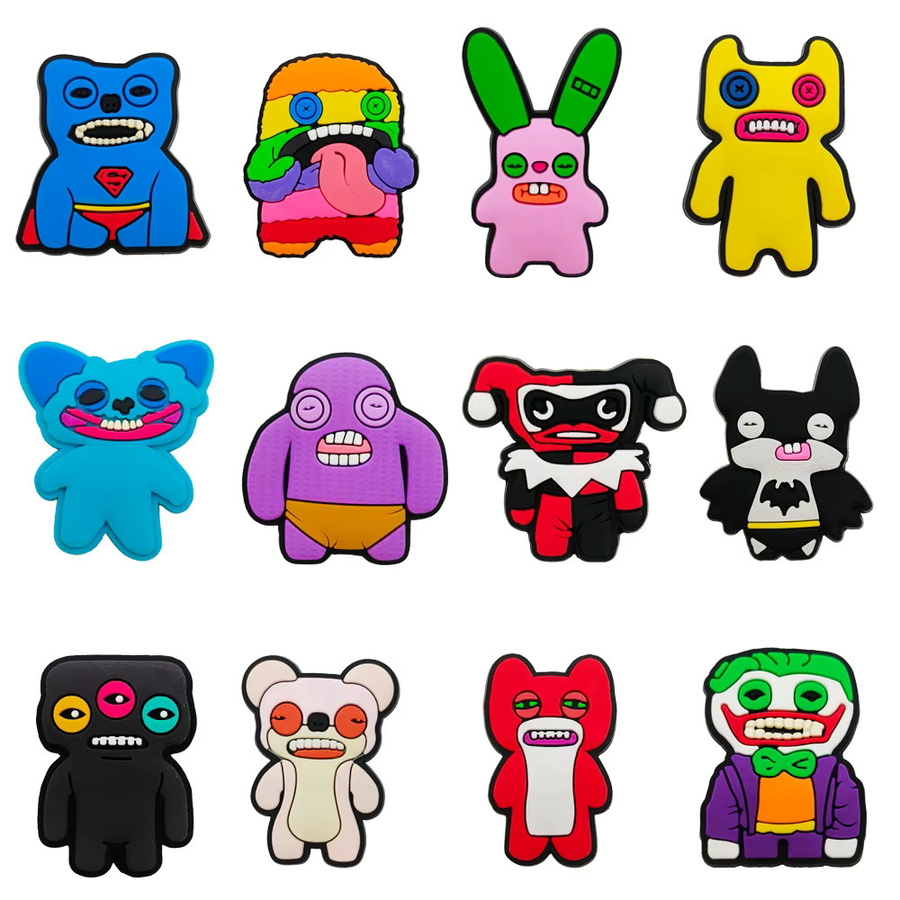 Potdemiel Charms, Cartoon Zahnmonster, Schuhanhänger für Clogs - Bild 3