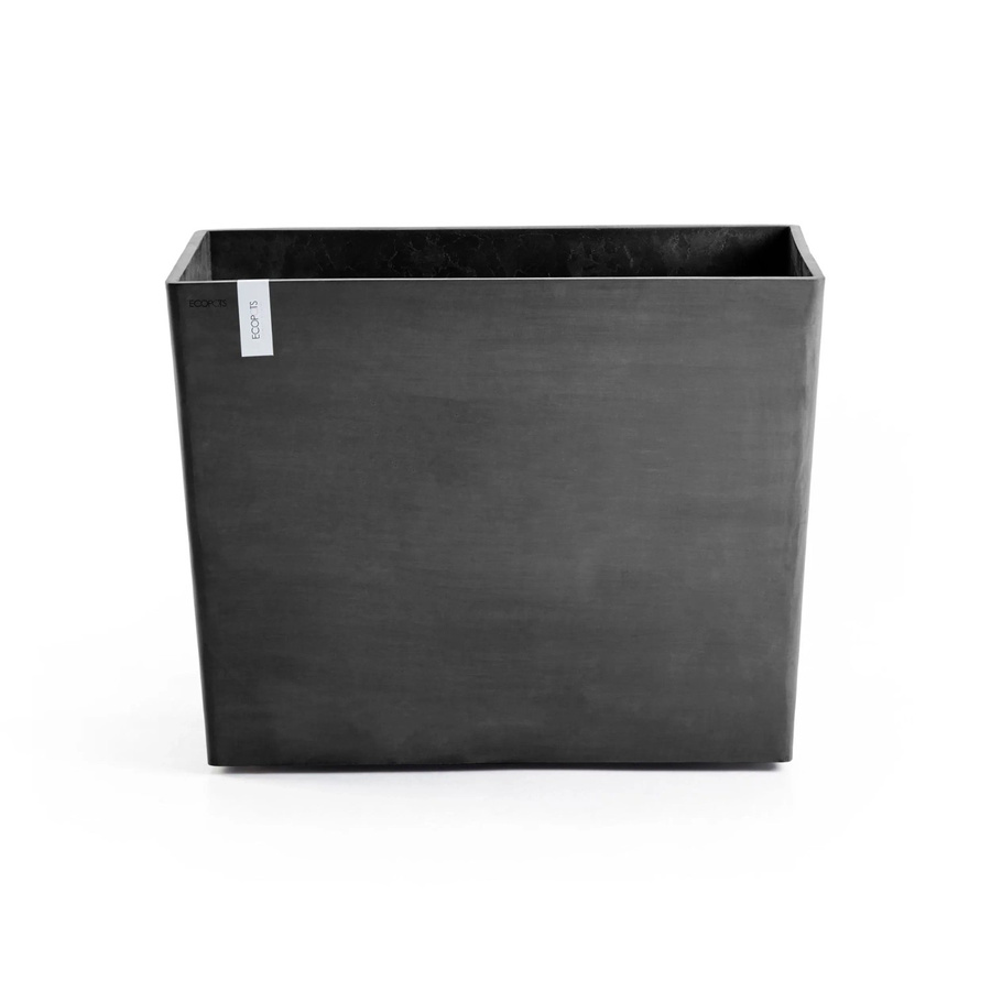 Ecopots Pflanzkübel Paris mit Rollen Dunkelgrau B/T/H: 85 x 40 x 65 cm - Bild 2