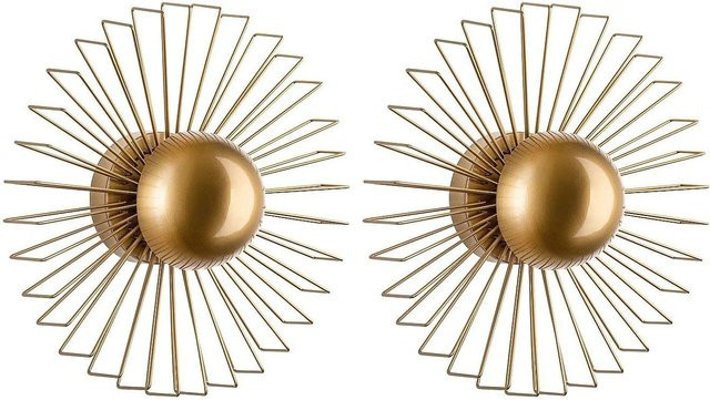 Vente-unique Wandlampe Zyma in Gold mit modernem Design aus Metall - Bild 1