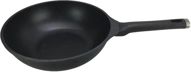 Gourmesto Wok Black Line in Schwarz mit Antihaftbeschichtung, Durchmesser: 30 cm - Bild 1