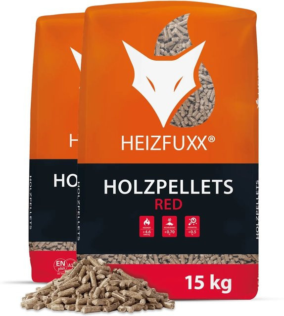 Heizfuxx Red ENplus A1 Hartholz-Pellets, 30 kg - Bild 1