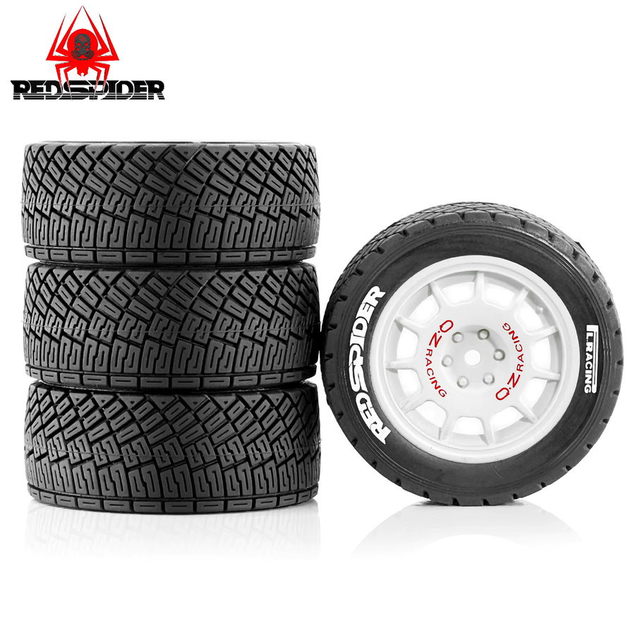 RS Red Spider RC Rally Off-Road Buggy Reifen, 4-teiliges Set, 1/10, 12 mm Sechskant - Bild 2
