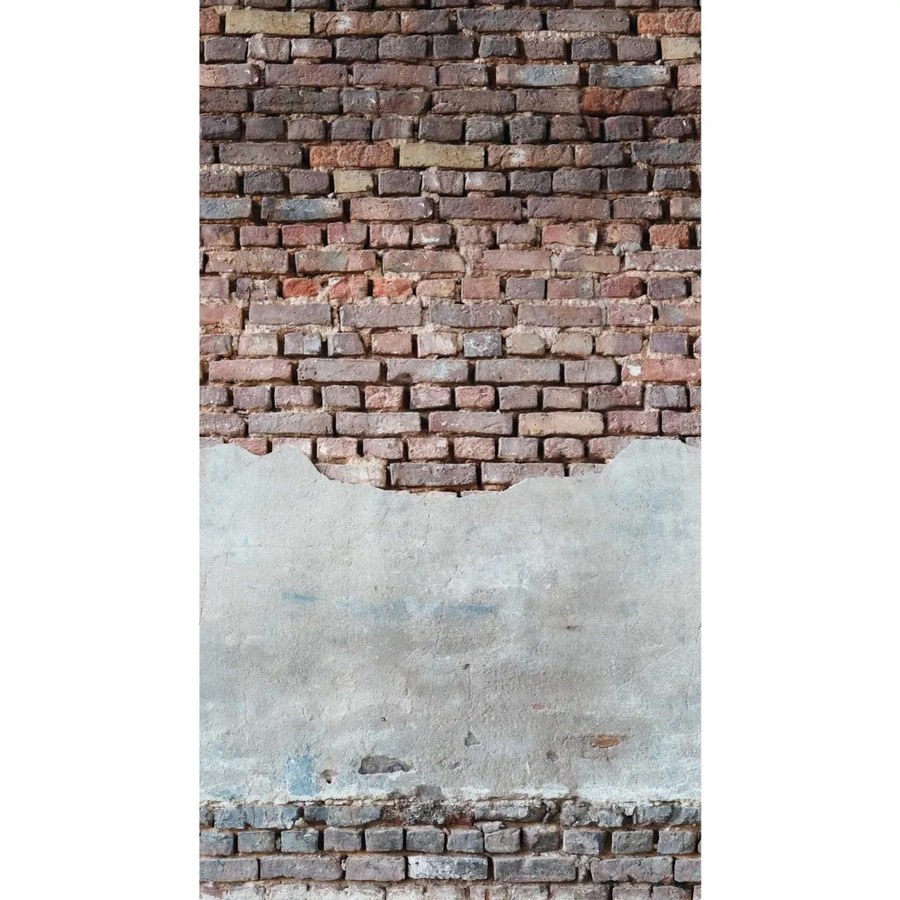 Bricoflor Fototapete in Betonoptik Alte Mauer als 3D Steintapete in Grau und Braun für dein Wohnzimmer und deine Küche - Bild 2