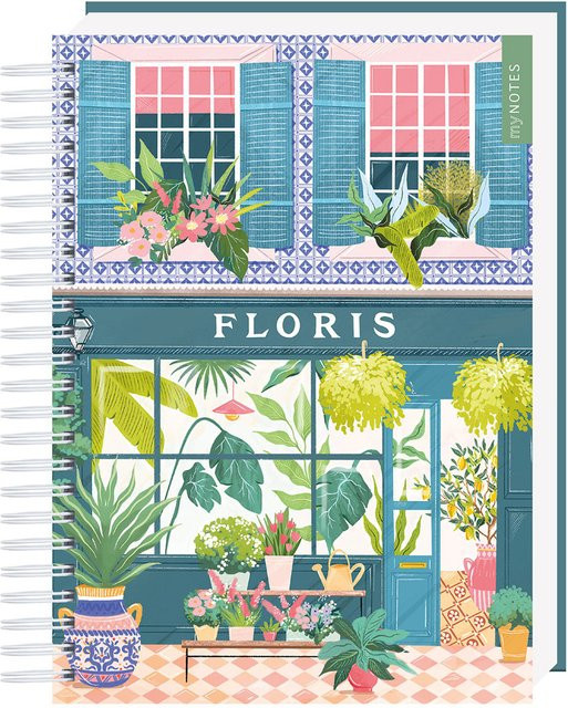 Ringbuch Ars Edition Simply Katy Florist Shop gepunktet multicolor - Bild 1