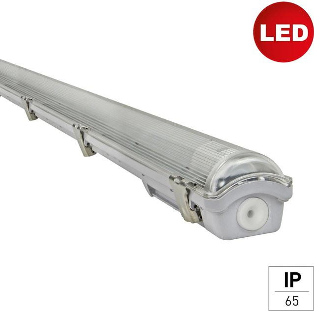 E2 Elektro LED Classic-Power S Feuchtraum-Wannenleuchte in Grau mit 9 W und IP69 Schutzklasse - Bild 1