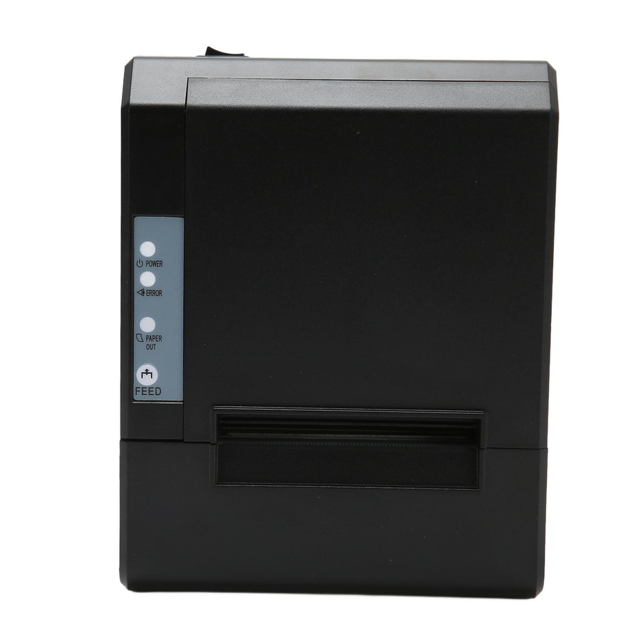 Aimo USB-Thermo-Belegdrucker für POS-Systeme, 80 mm, Schwarz mit automatischem Cutter und EU-Stecker - Bild 3