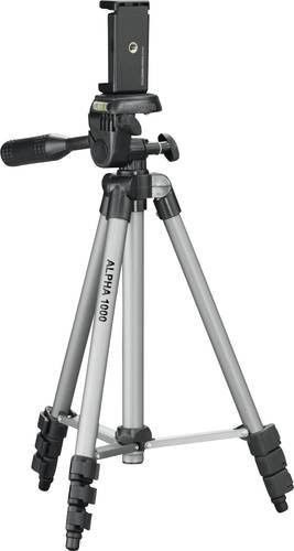 Cullmann Alpha 1000 Mobile Ministativ in Silber und Schwarz mit Wasserwaage und einer maximalen Arbeitshöhe von 106 cm - Bild 1