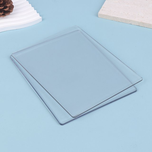 Ersatz-Prägeplatten aus transparentem Kunststoff für Stanzen und Prägen mit 3 mm oder 5 mm Dicke für DIY-Handwerk und Sammelalben - Bild 1