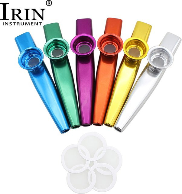 IRIN Kazoos mit Kazoo-Flötenmembranen, Metall-Kazoos - Bild 1