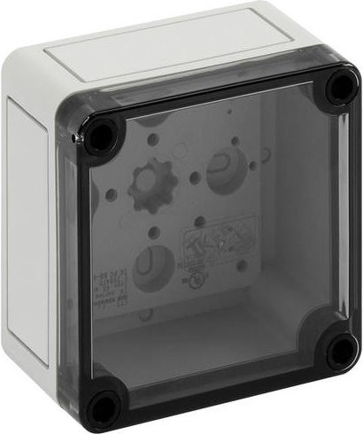 Spelsberg Installations-Gehäuse TK PS 99-6-t aus Polycarbonat in Lichtgrau, B/T/H: 9,4 x 9,4 x 5,7 cm - Bild 1
