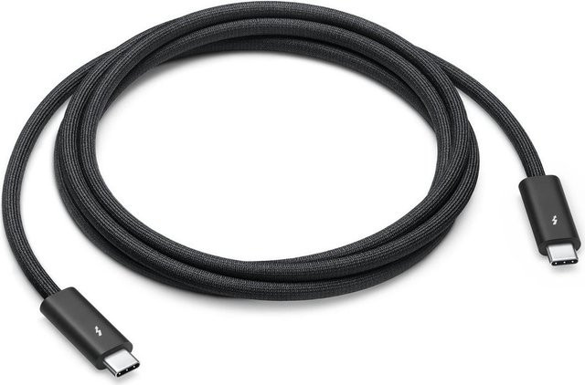 Apple Thunderbolt 4 Pro Kabel USB-C zu USB-C Schwarz 1,8 m - Bild 1