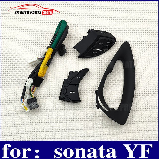 Tempomat-Taste für Sonata 8. Generation YF, verbessertes Tempomat-Kit OEM 96440-3S000, Schwarz - Bild 1
