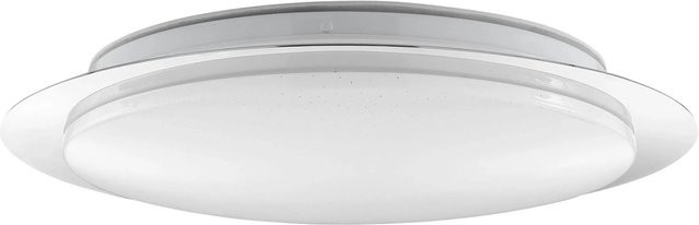 Brilliant LED Deckenleuchte Vittoria in Chrom und Weiß, rund, Durchmesser: 40 cm - Bild 1