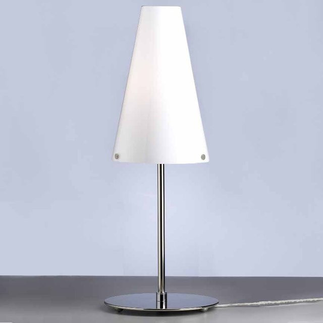 Tecnolumen TLWS3 Tischleuchte in Silber mit Opalglas - Bild 1
