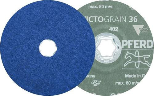 PFERD COMBICLICK Fiberscheibe VICTOGRAIN-COOL36 für Stahl und Edelstahl, Durchmesser: 180 mm, Blau - Bild 1