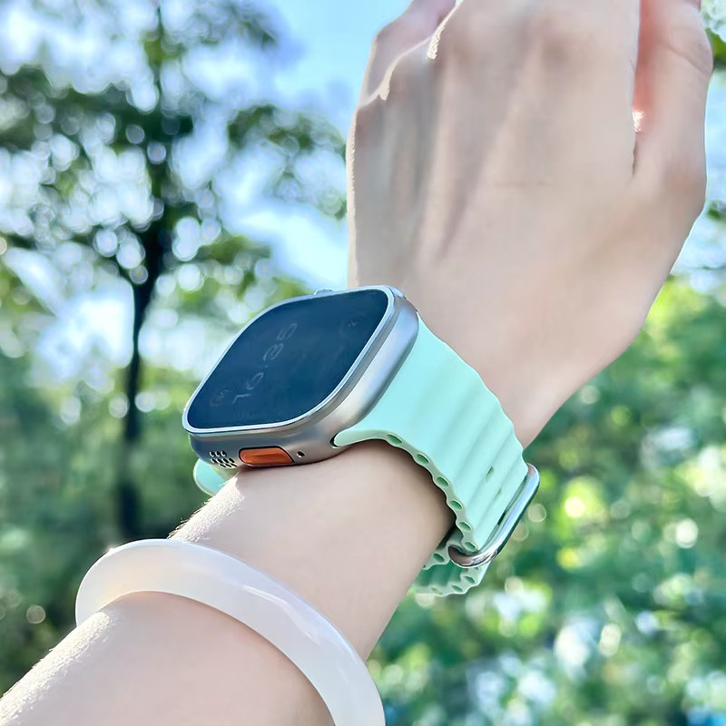 Uhrenarmband und Gehäuse für Apple Watch Ultra 2 3, 49 mm, Schwarz, Kunststoff, Unisex - Bild 2