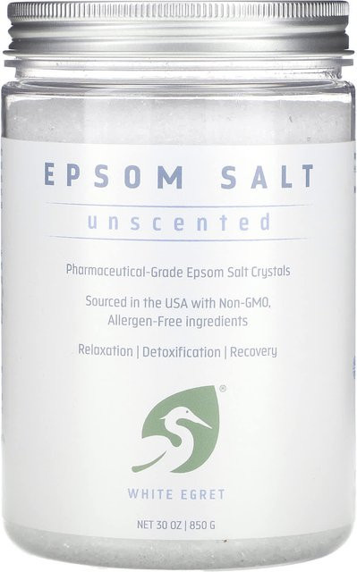 White Egret Personal Care Bittersalz, Magnesium, 850 g, Unisex - Bild 1