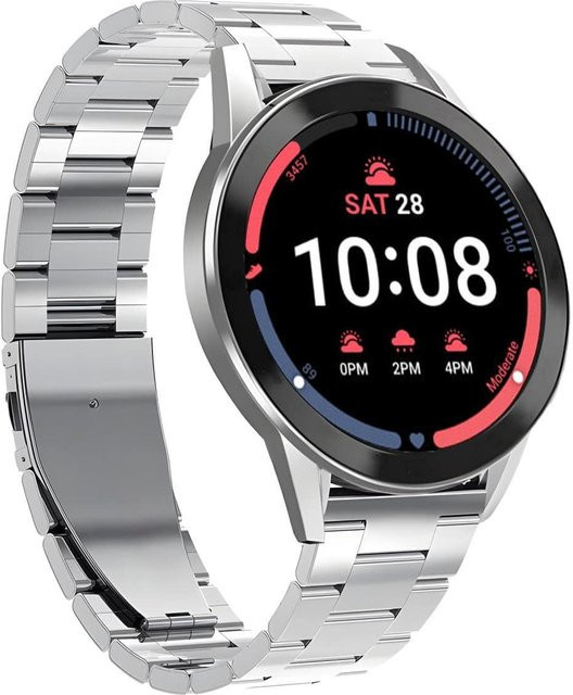 Uhrenarmband Edelstahl, Silber, Galaxy Watch 4, Unisex - Bild 1