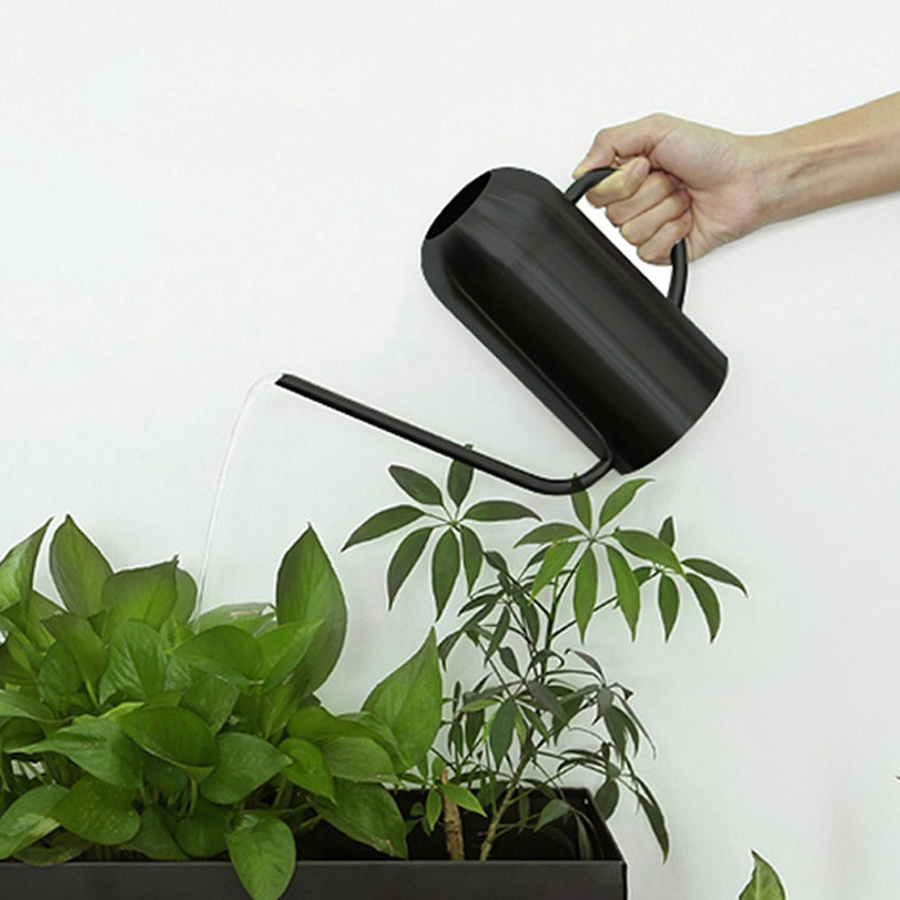 KONNWEI Edelstahl Gießkanne mit langem Ausguss für Garten, Pflanzen und Bonsai, 1,5 l - Bild 4