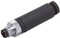 Ifm Electronic E11255 Sensor-Aktor-Steckverbinder unkonfektioniert, gerade, 4-polig, schwarz - Bild 1