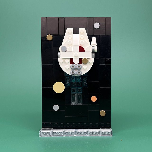 oenas MOC Raumschiff Falcon Shuttle, Bausteine, Weltraum, Star Wars - Bild 1