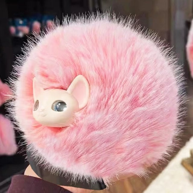 Beijing Movie Park Harry Potter Ginny's Pet Puffskein Plüschpuppen-Schlüsselanhänger, ab 3 Jahren - Bild 1