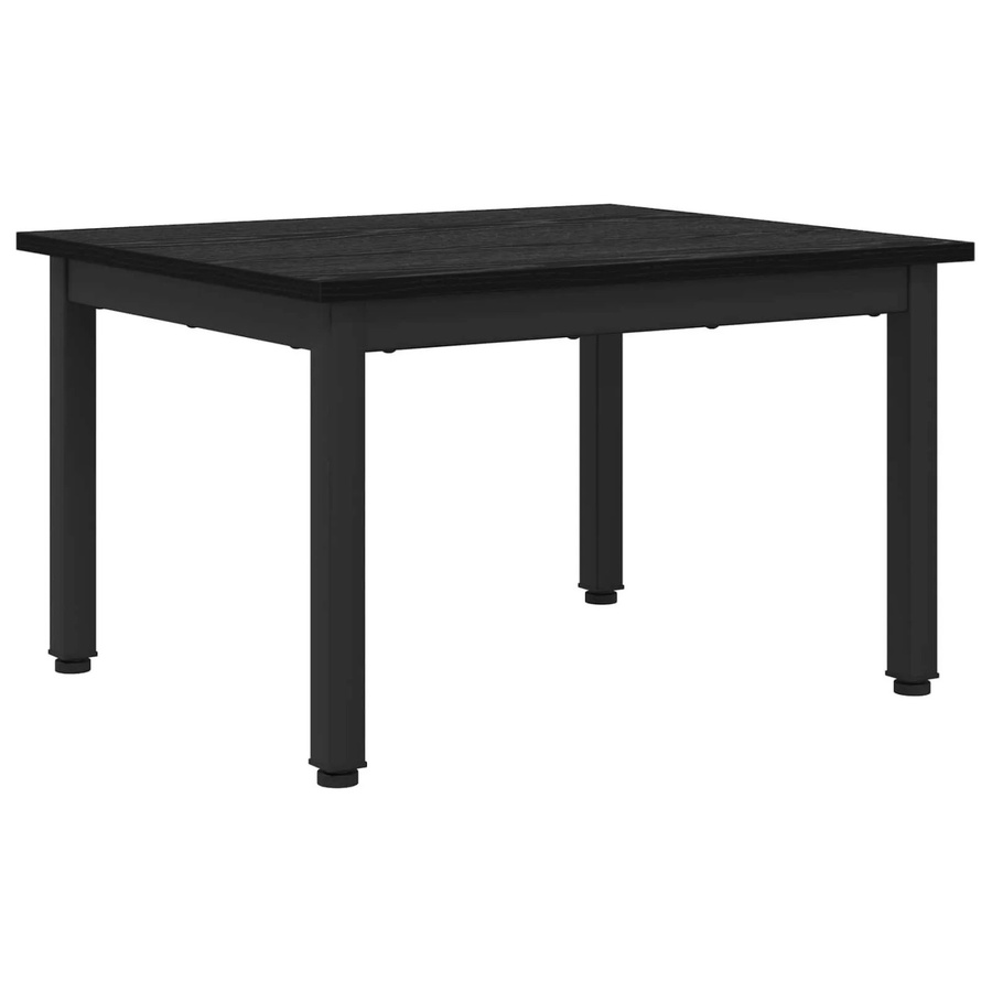 vidaXL Couchtisch modern in Schwarz und Eichen-Optik, rechteckig, B/T/H: 60 x 50 x 36 cm - Bild 2